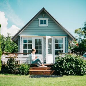 green summer house