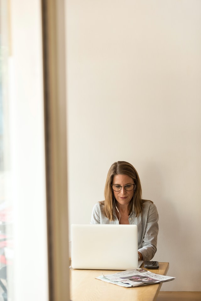 lady working 