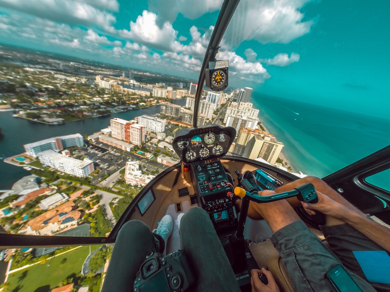 Miami from the helicopter