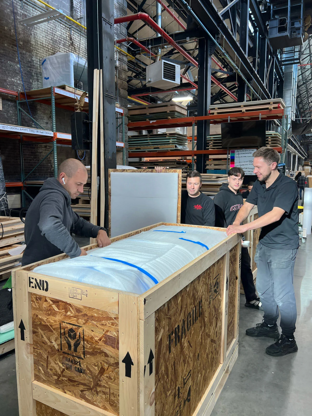 storage warehouse expo movers receiving